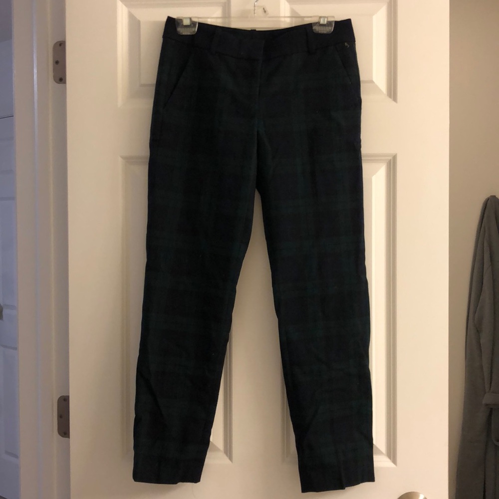 LOFT plaid Marisa ankle pants